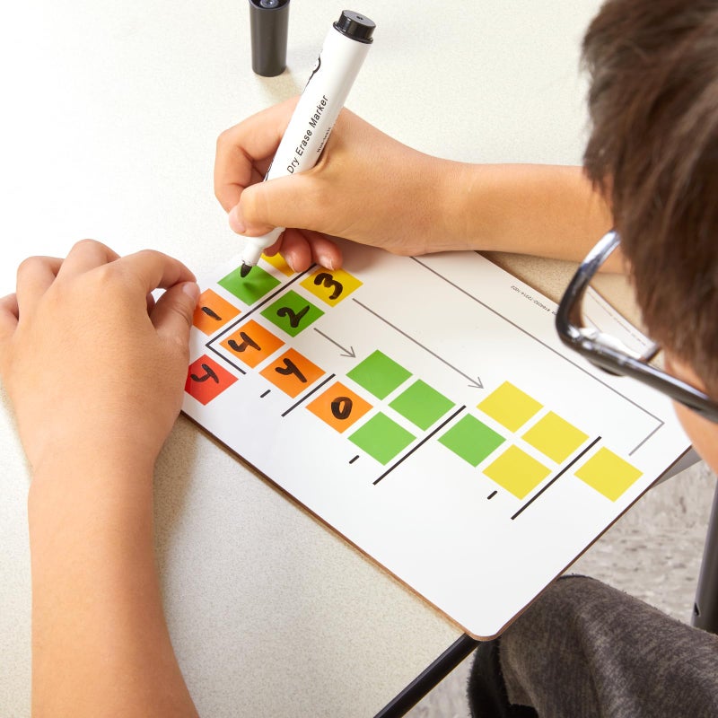 Really Good Stuff Beginning Long Division Dry-Erase Boards - 6 Boards - Image 5